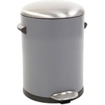 EKO 5 л. сив кош за отпадъци с педал ЕКО от серия belle deluxe (eko921705grey)