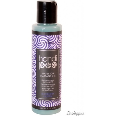 Sensuva Handipop Edible Handjob Massage Gel Blueberry Muffin 125 ml – Zboží Dáma