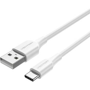 Vention USB-A 2.0/M - USB-C/M, бял, 2 м, кабел