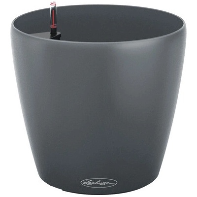 Lechuza Samozavlažovací kvetináč Classico Eco 35 cm sivý