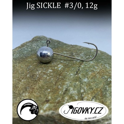 Jigovky.cz Jigové hlavičky Sickle vel.3 12g 5 ks