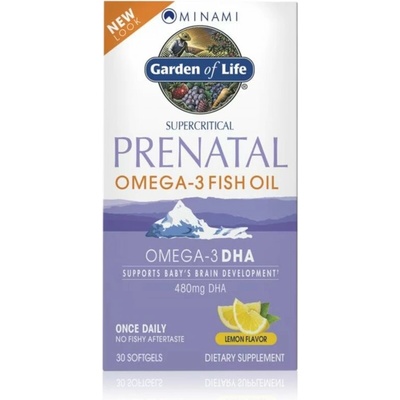 Garden of Life Minami Prenatal Omega-3 Fish Oil Lemon 30 kapsúl