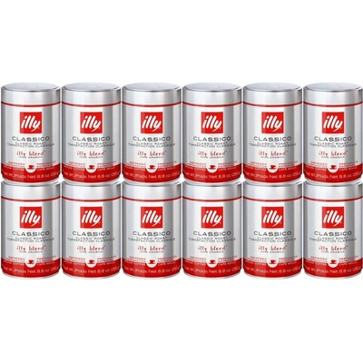 Illy Espresso mletá káva 12 x 250 g