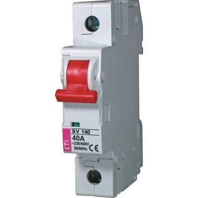 SV125 1P 25A hlavní vypínač