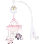 Chipolino Музикална въртележка за кошара с проектор Chipolino - Розова градина (MILSLP2602PG)