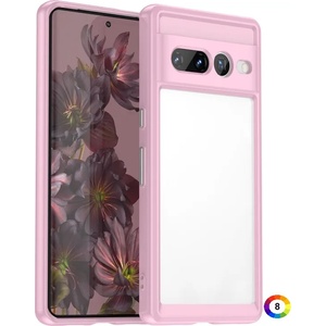 Google Pixel 7 Pro 5G Силиконов Калъф Transparent TPU и Протектор
