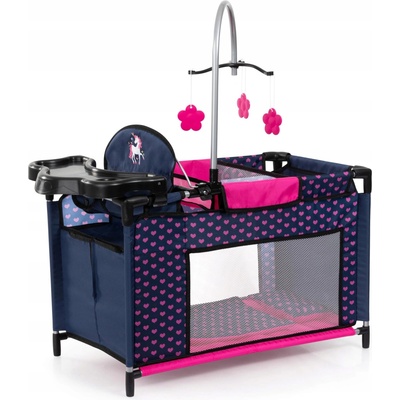 Bayer Design Postýlka pro panenku Dolls Multi Bed tmavě modrá