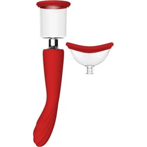 DreamToys 2-в-1 Вагинална помпа с 2 края и вибратор Georgia