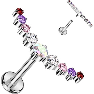 S4U Piercing do brady labreta TITAN TIT1276-MIX