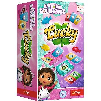 Trefl Настолна игра Gabby's Dollhouse: Lucky - Детска