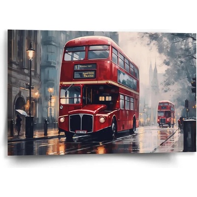 Sablio Obraz Londýn Double-decker 2 - 60x40 cm