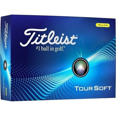 Titleist Tour Soft žluté 12 ks