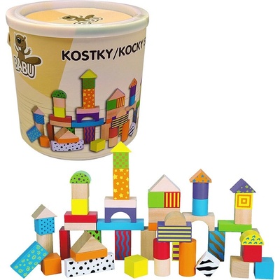 BABU Kostky 50 ks v kbelíku