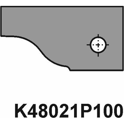 VBD pro sadu fréz na dveře - dlouhý čep K48021P100