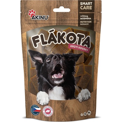 Akinu Flákota Krůtí kousky pamlsek pro psy 100 g – Sleviste.cz