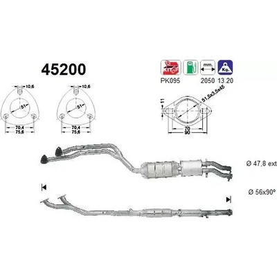 AS Katalyzátor ASA 45200
