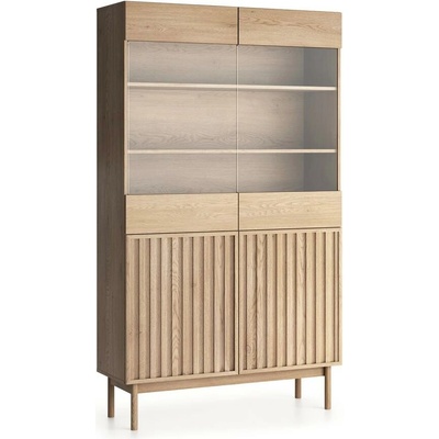 Gala Meble kioto 106x183x37 cm Cremona / sklo
