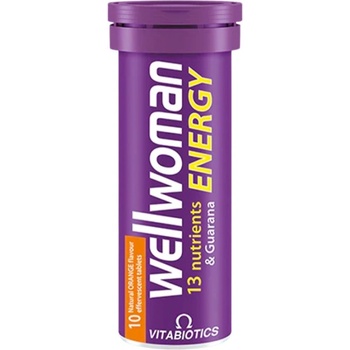 Image 1 of Vitabiotics Wellwoman Energy | Effervescent [10 разтворими таблетки] Портокал