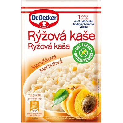 Dr. Oetker Ryžová kaša marhuľová 52g