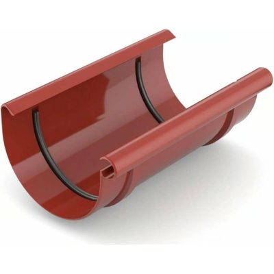 Covernit Plastová spojka žľabu 125 mm červená