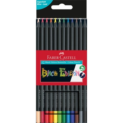 Faber Castell FC 116412 Black Edition v kufríku 12 ks