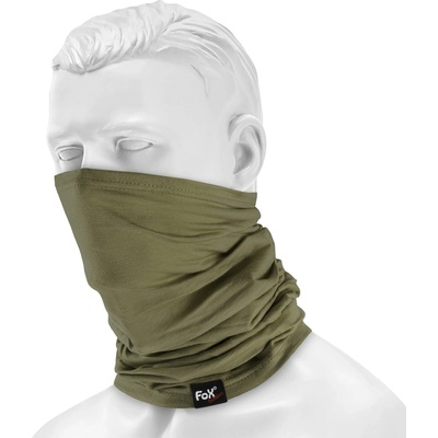 FOX outdoor šátek multifunkční merino Lite zelený