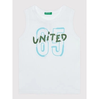 United Colors Of Benetton sada top a kraťasy 3096CK001 bílá