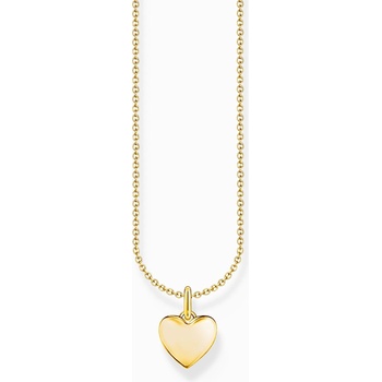 Thomas Sabo KE2234-413-39-L45V Gold-plated necklace w. heart pendant , Жени