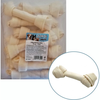 Juko Uzel buvolí bílý 18 cm 60 70 g 10 ks