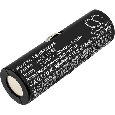 Cameron Sino Batéria pre rukoväte Heine Beta, Heine Ophthalmoscope Beta 200 (ekvivalent Heine BATT/110904-A1), 1000 mAh CS-HNZ382MX
