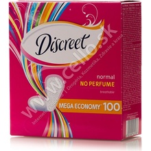 Discreet Normal No perfume tenké a absorpčné intímky na každý deň 100 ks