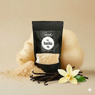 SnackAir Cukr Vanilka na cukrovou vatu a sladký popcorn 200 g