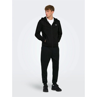 ONLY Суичър Only Men's Zip Hoodie - Black