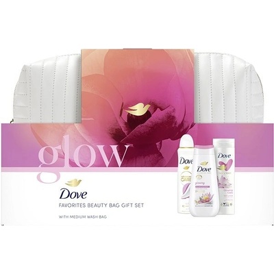 DOVE Glowing stredná kozmetická taška pre ženu 625 ml