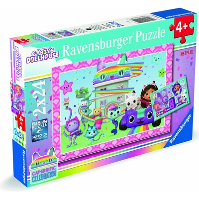 RAVENSBURGER Gábinin kouzelný domek 2x24 dielov