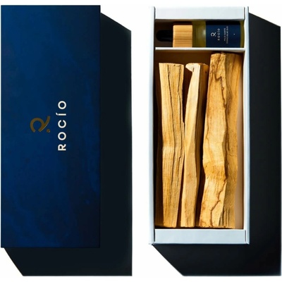 Rocío esenciální olej Rituál Palo Santo 10 ml a 3 ks dřívek