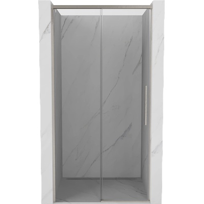 Mexen Rox плъзгаща се душ врата 130 см, прозрачна, четкан никел - 8C2-130-000-97-00 (8C2-130-000-97-00)