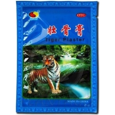 MERIDIAN Hrejivé náplasti TIGER 6ks 7 x 11 cm