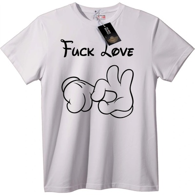 NOONEBRAND Тениска Обичам Се - 2XL, Black