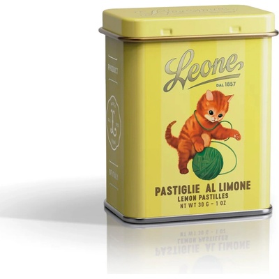 Leone 1857 Teneri Cuccioli Limone Pastilky s příchutí citronu 30 g