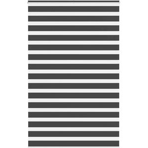 vidaXL Зеброва щора 145x200 см Ширина на плата 140, 9 см полиестер (4014270)
