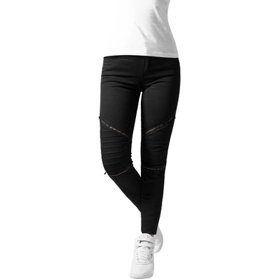 Urban Classics Дамски панталон в черен цвят Urban Classics Ladies Stretch Biker Pants black MODEL121 SALE - , размер 28
