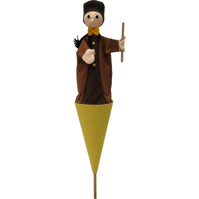 MÚ Brno kornoutový maňásek 3v1 Guignol 55 cm