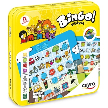 Juguetes Cayro Магнитна игра Бинго за път (метална кутия) (c772)