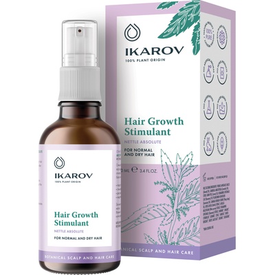 Ikarov Стимулант за коса с абсолю от коприва, 100 ml