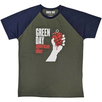 Green Day American Idiot Khaki Green & Navy Blue XL Риза (GDRL12MKN04)
