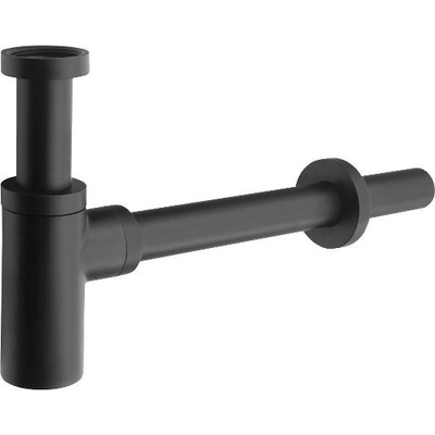 Sapho Sapho, Umývadlový sifón 5/4", odpad 32mm, guľatý, čierna matná, SI515
