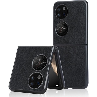 Púzdro Shockproof Litchi Texture Huawei P50 Pocket čierne