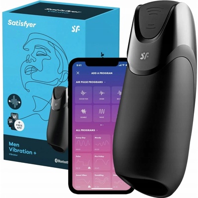 Satisfyer Men Vibration+ Connect App Black – Hledejceny.cz