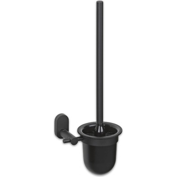 Kela WC štětka Alessio nerez 18/10 černá 15,0 x 12,0 x 43 cm